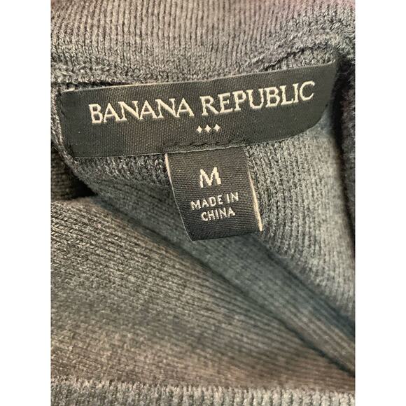 Banana Republic gray knee length pull on skirt size M - Picture 3 of 11